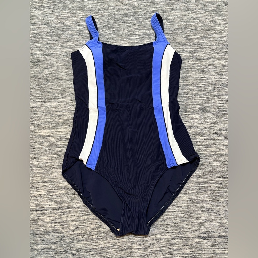 Vintage Baltex One Piece Bathing Suit Size 12